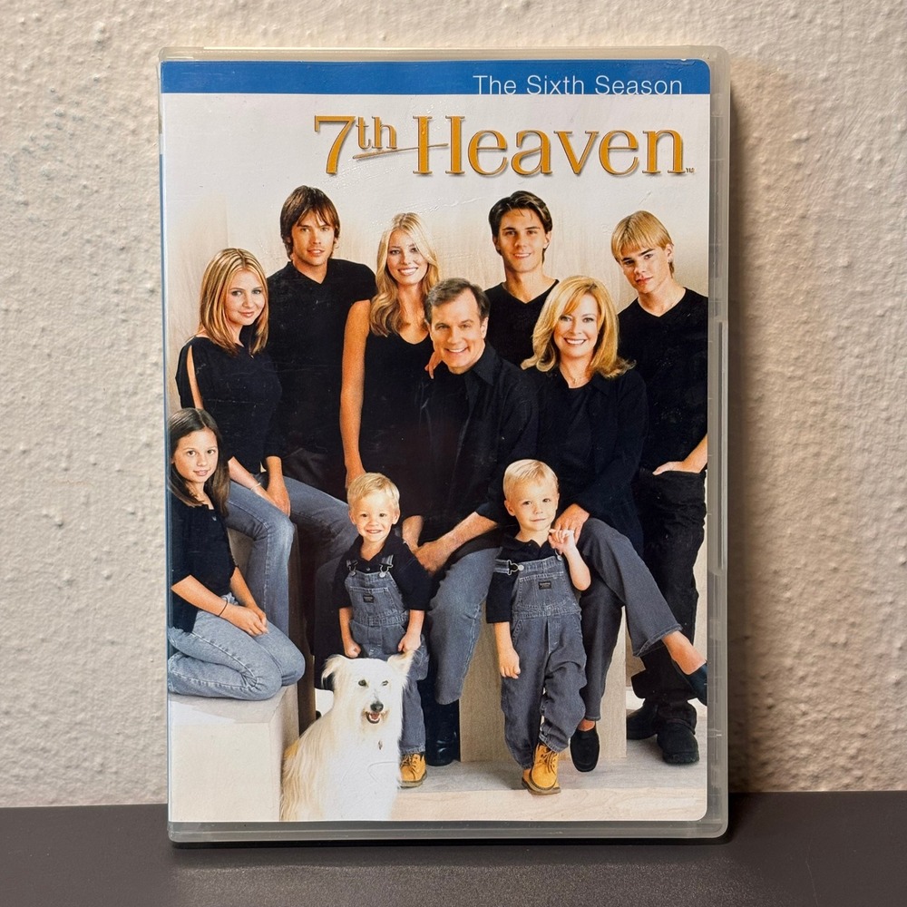 CBS DVD 7th Heaven The Sixth Season 6-Disc Set Blue Excellent Family Drama TV